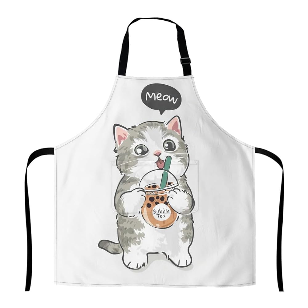 アンソロジー猫LOGOエプロン アンソロジー猫LOGOエプロン