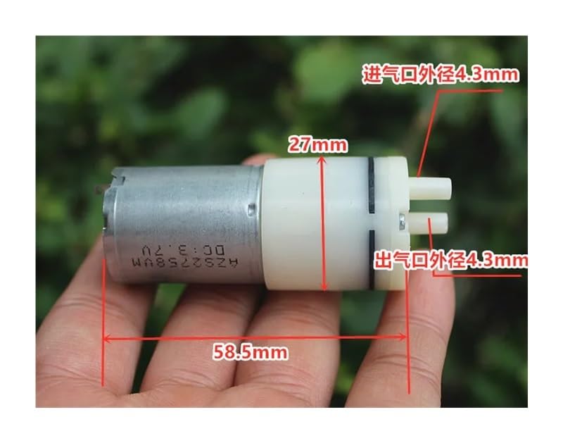 DC3.7V self-Priming air Pump Vacuum Negative Pressure DC Mute 3V5V 370 Pump