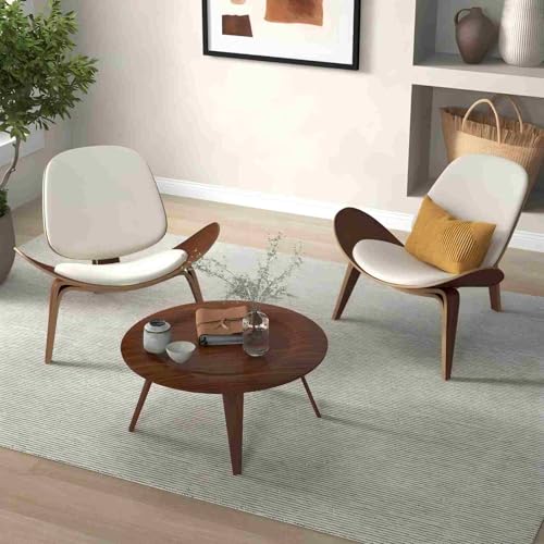 Sillón Plegable Blanco de Cuero Sintético miniatura 6