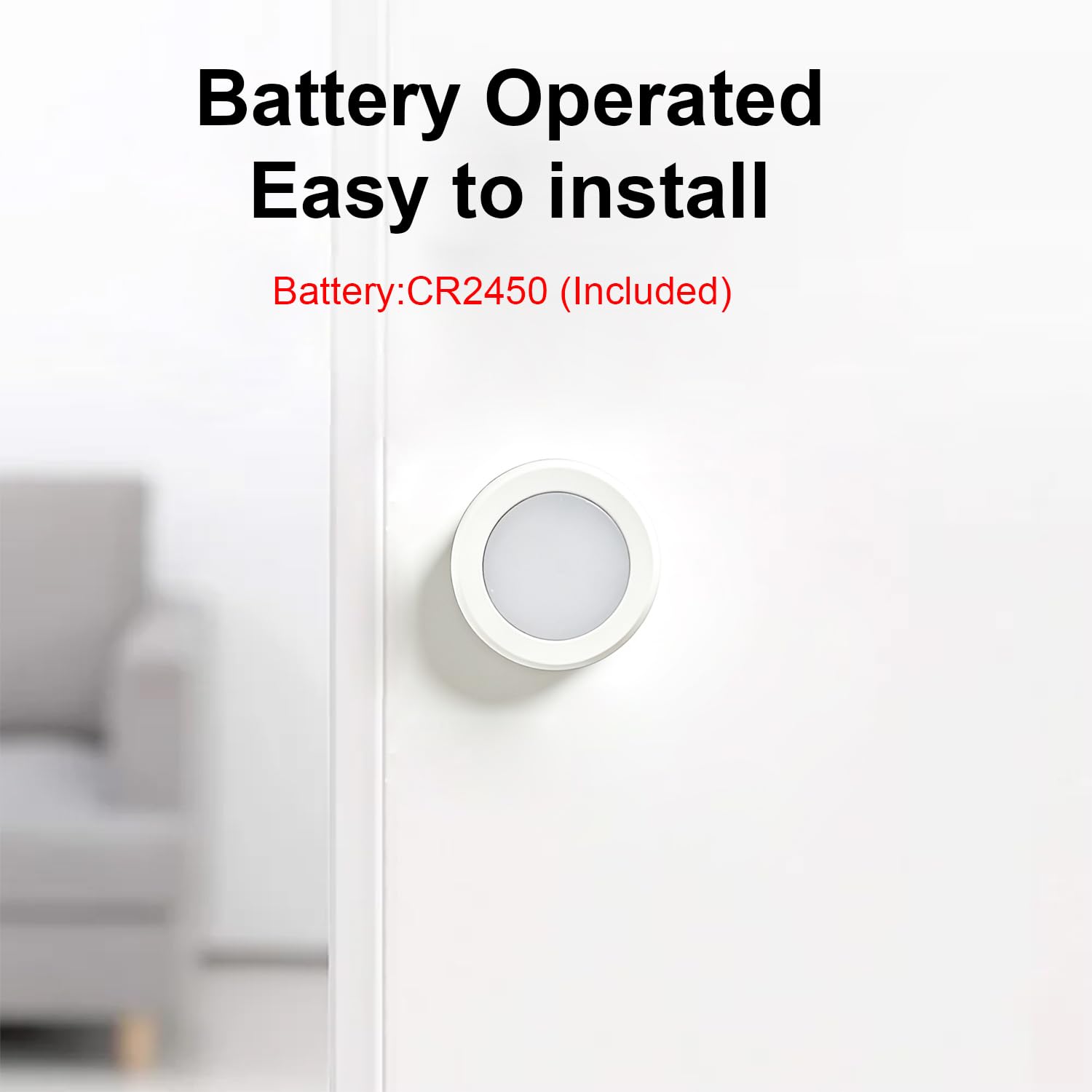 Haozee ZigBee Lichtsensor, ZigBee-Beleuchtungsstärkesensor | 0–157.000 Lux,CR2450-Batterie , Mini-Größe 33 × 33 × 20 mm, kompatibel mit Home Assistant Zigbee2mqtt