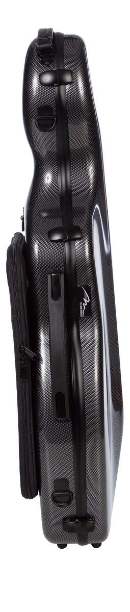 Custodia per violino Fiberglass Steel Effect 4/4 point black M-Case