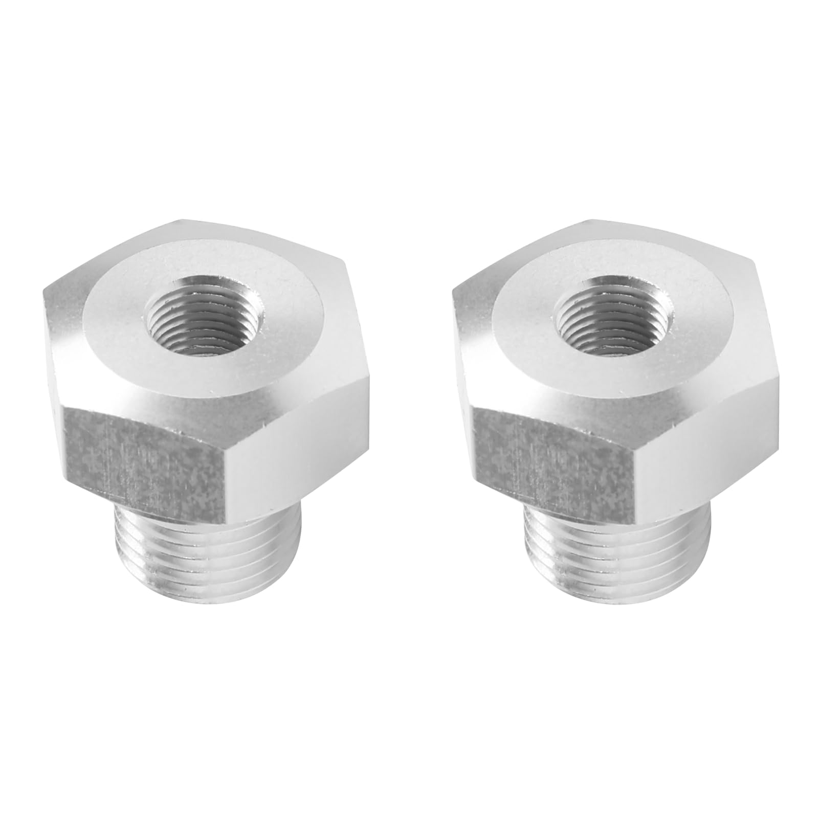 2 Pcs M16 1.5 Adapter Oil Pressure Sensor LS Engine Replacement LS1 LSX LS3 Aluminum Male M16-1.5 Female 1/8 NPT Top Rear Front Driver Side Access Pressurized Oil Suitable Engine
