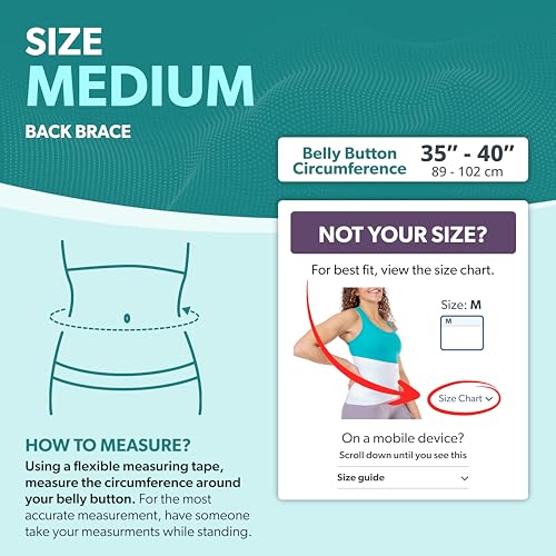 Image of BraceAbility Lower Back Pain Brace - Wraparound Lumbar Support Belt for Herniated or Bulging Discs Treatment, Pinched Nerve Relief, Degenerative Disc Disease and Hip Strains for Men and Women (M)