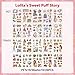 Uideyvi Loli Puff Breeze Sticker Scrapbooking Supplies for Junk Journal, 20 Sheets PET Stickers - Vintage Journaling Stickers