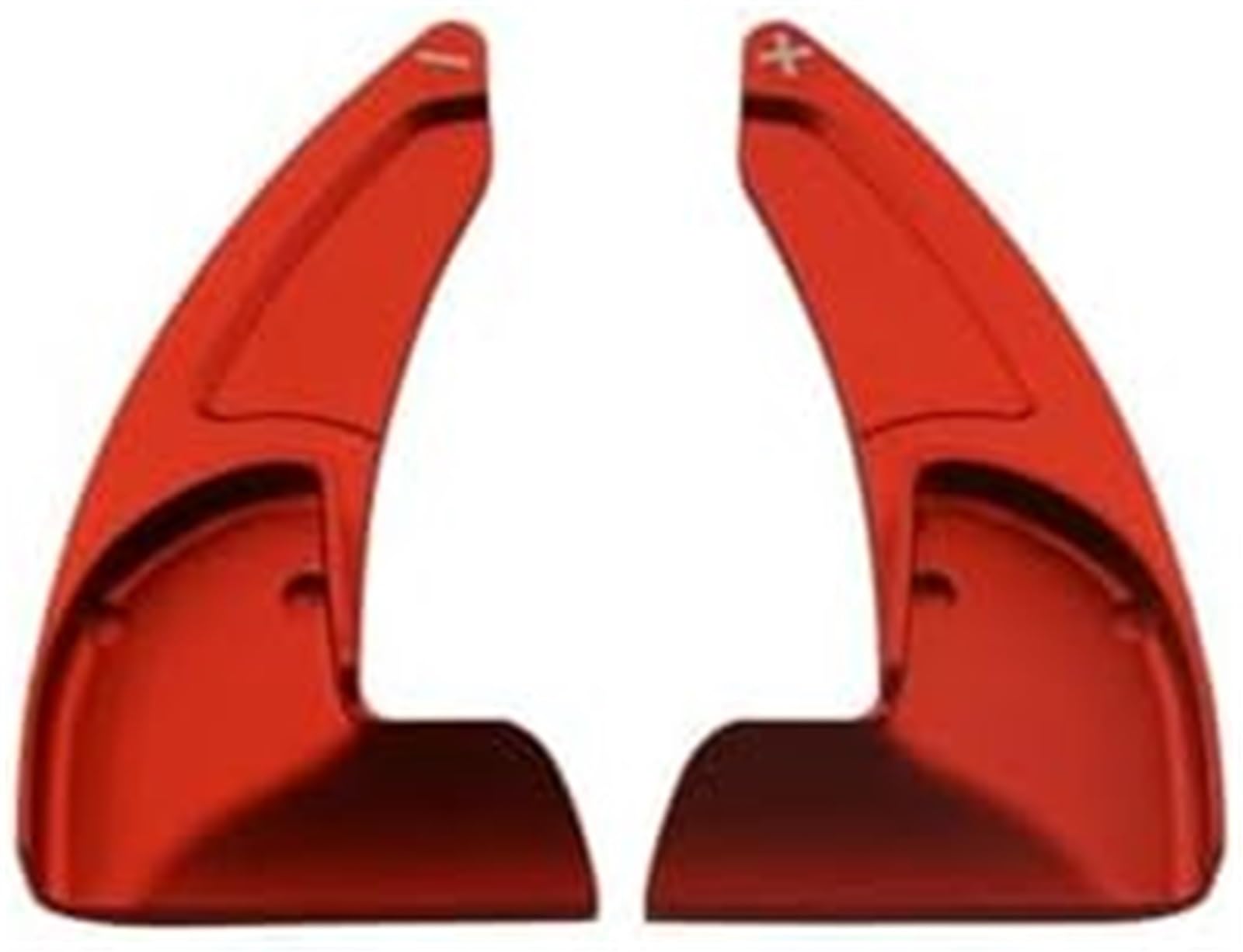 Xedlamp Red Car Gear Shift Paddle Paddle Shifter Cover Extensions, For Cherokee Kl, For Grand Wk Laredo Limited Overland 2015-2021 Car Steering Wheel Extension Gear Sticker(Red)