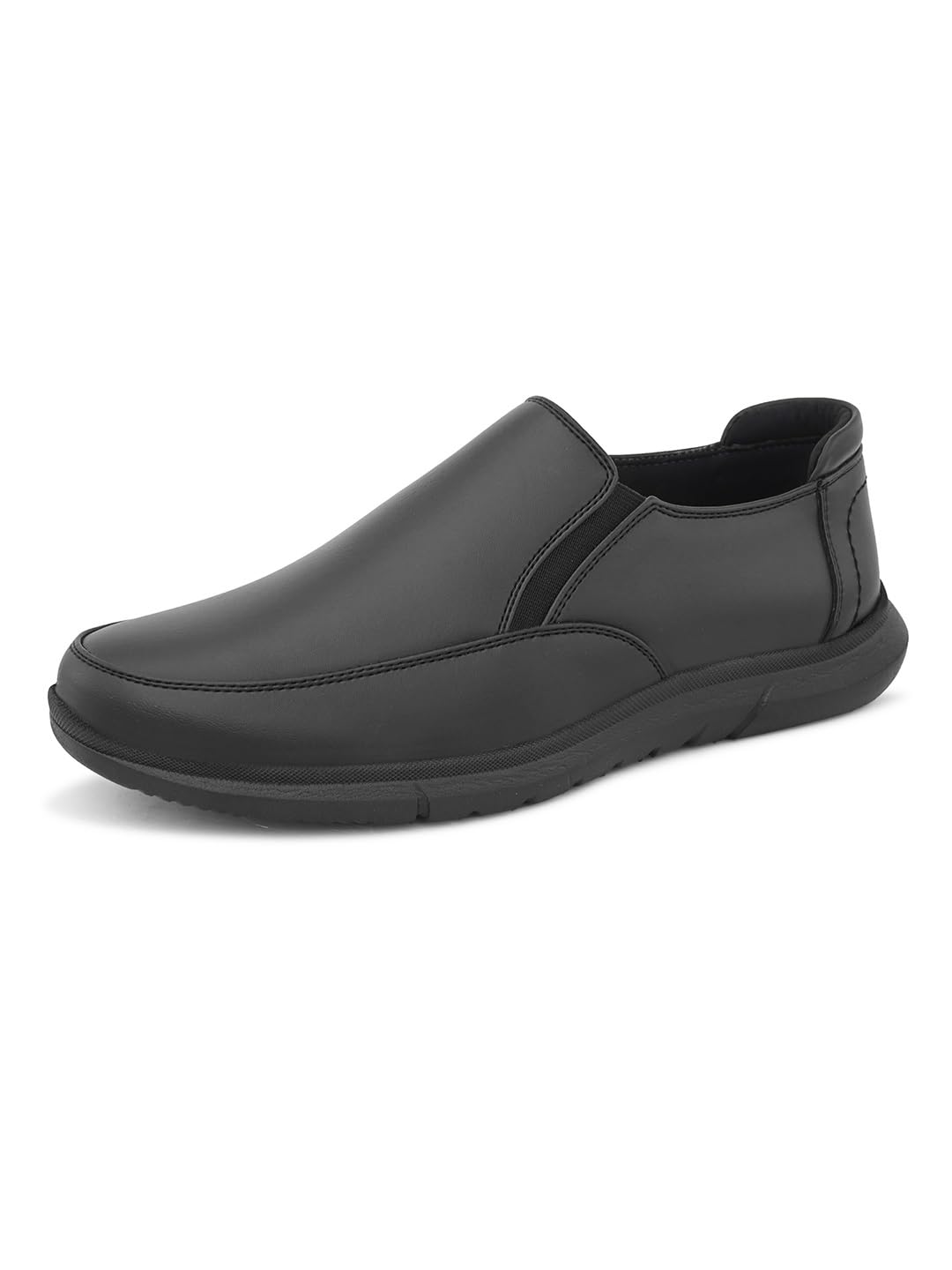 FENTACIA Black Faux Leather Moccasins Formal Slip On Shoes for Men - 7 UK (B0CT5WBRFW) Amazon Price History, Amazon Price Tracker