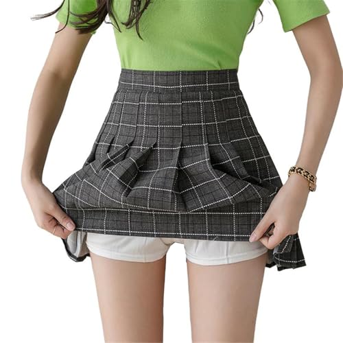 Women's High Waist Elastic Waist Pocket Short Skirt2