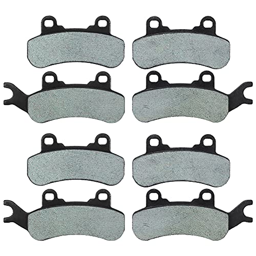 Cyleto Front & Rear Brake Pads Kit For Can-Am DDefender Max HD10 4x4 / Defender Max HD8 4X4 ã€Maverick X3 4x4 2017-2020ï¼ˆX3 4x4 / X3 4x4 XRS / X3 Max 4x4/ X3 Max 4x4 XRS X3 4x4 DPS/X3 Max 4x4 DPSï¼‰