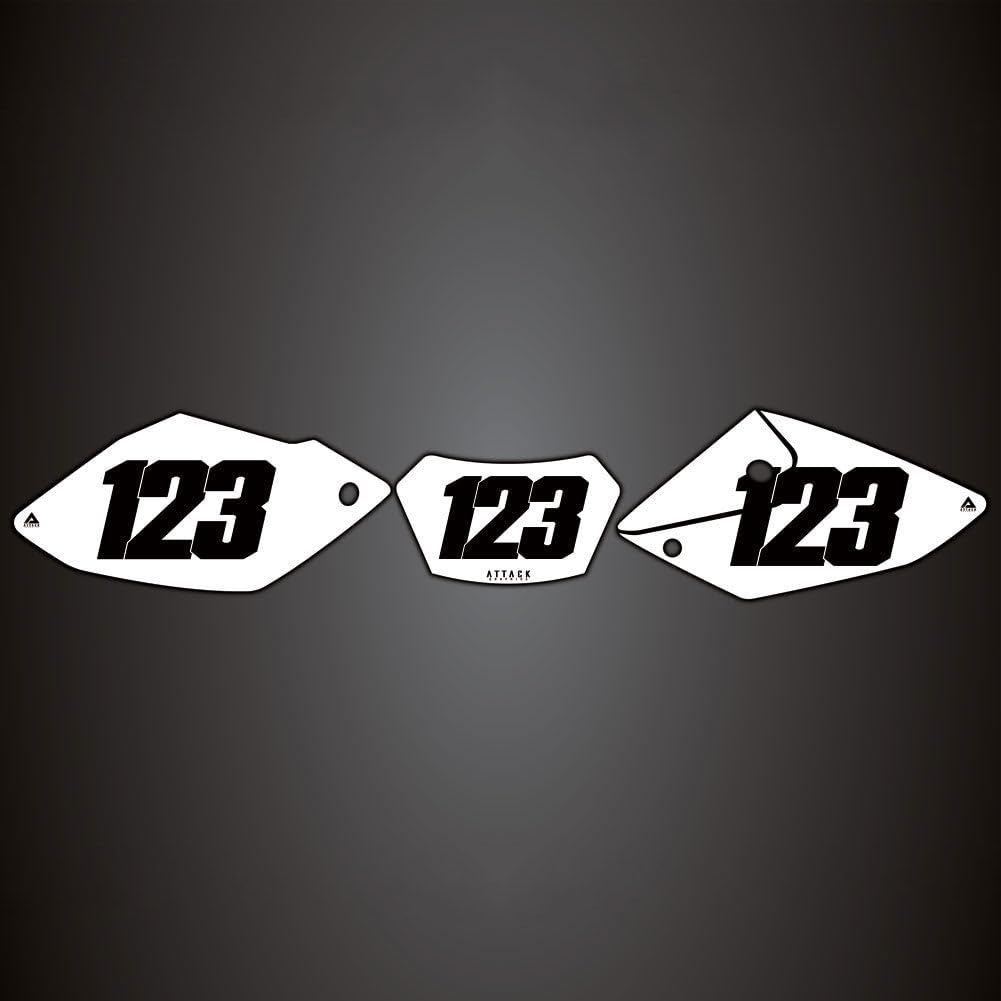 Amazon.com: Attack Graphics Number Plate Backgrounds for Honda