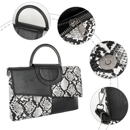 Women Leather Tote Shoulder Bag Casual Clutch Purse Satchel Handbags4