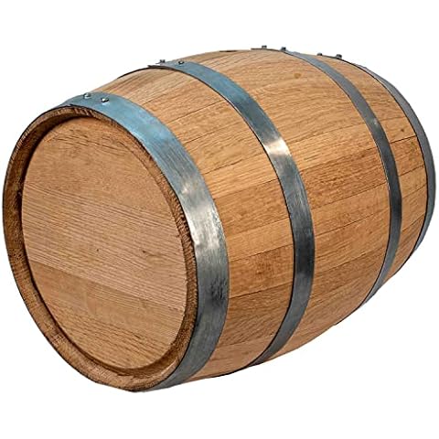 5 Gallon Oak Barrel - Wooden Whiskey Barrel Wine Barrel (20 Liter) - for The Home Brewer, Distiller, Wine Maker - New American Oak Barrel for Aging Whiskey, Bourbon, Mead (HERITAGE SERIES) Cover