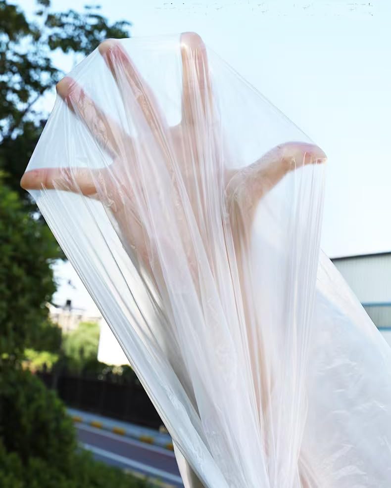 2 Counts Disposable Car Cover with Stretchable Edges - Universal Fit for Cars SUVs Vehicles 15 7ft x — view 5