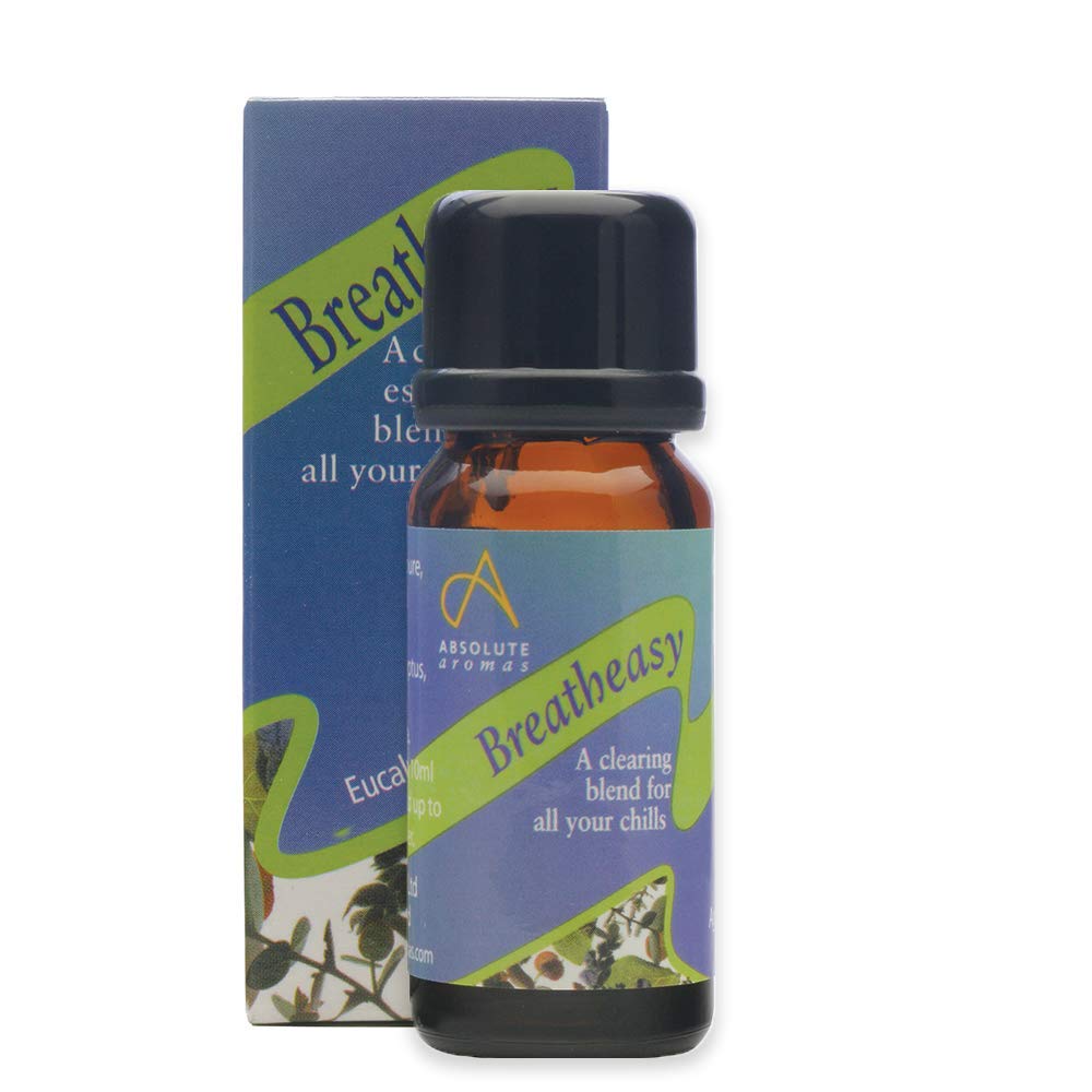 Absolute Aromas Breatheasy Essential Oil Blend 30ml - Pure, Natural, Undiluted Essential Oil Blends for Aromatherapy and Diffusers