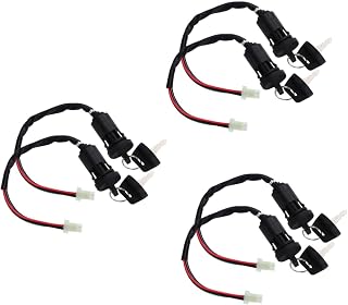VICASKY 3 Peças Interruptor De Chave De Motocicleta Acessórios Para Bicicletas Interruptor De Ignição Universal Acessórios Automotivos Plugue Masculino Interruptor De Chave De Ignição