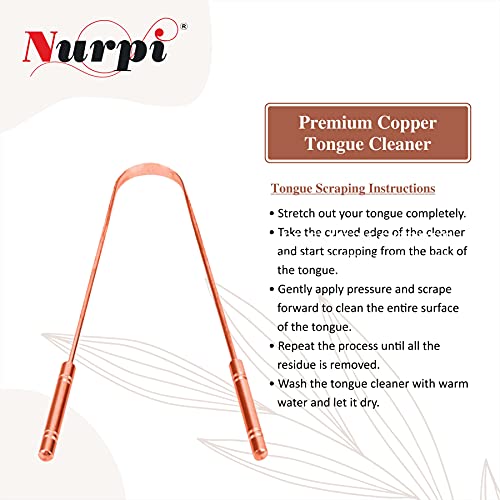 Image of COPPER PREMIUM DESIGN TONGUE CLEANER pack of 4