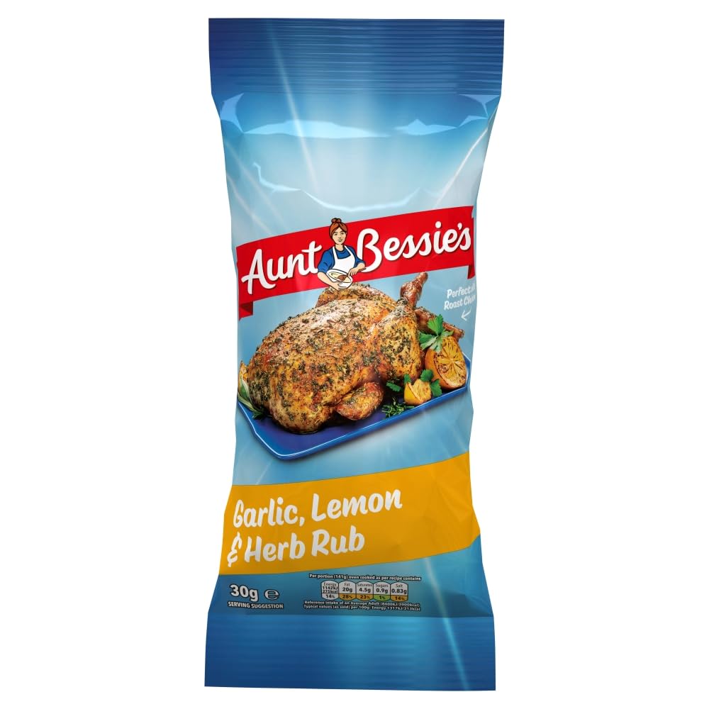 Aunt Bessie's Garlic, Lemon & Herb Rub 30g