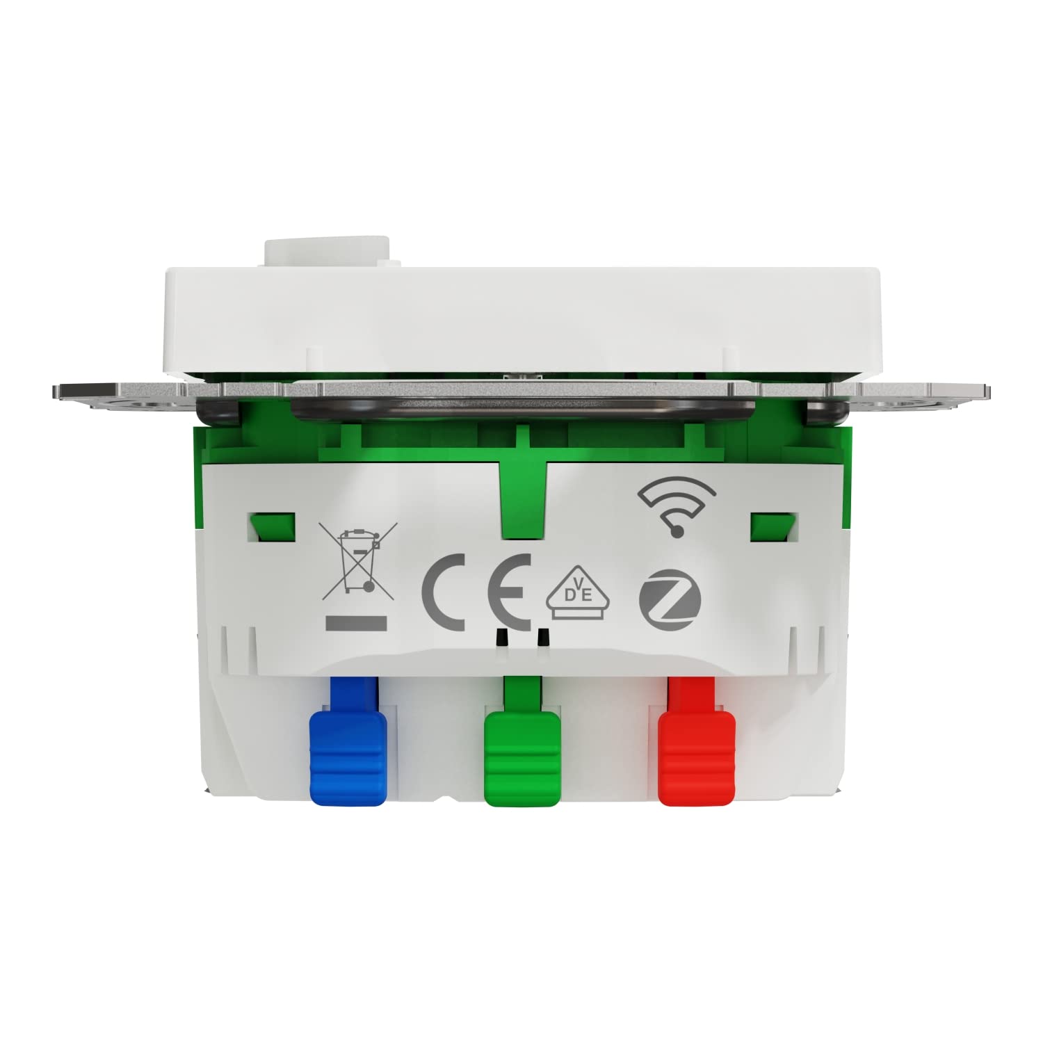 Schneider Electric Merten Connected MEG2380-0325 - Presa Schuko Smart Home WiFi, 16A, sistema M, Alexa, Google Home, bianco attivo lucido