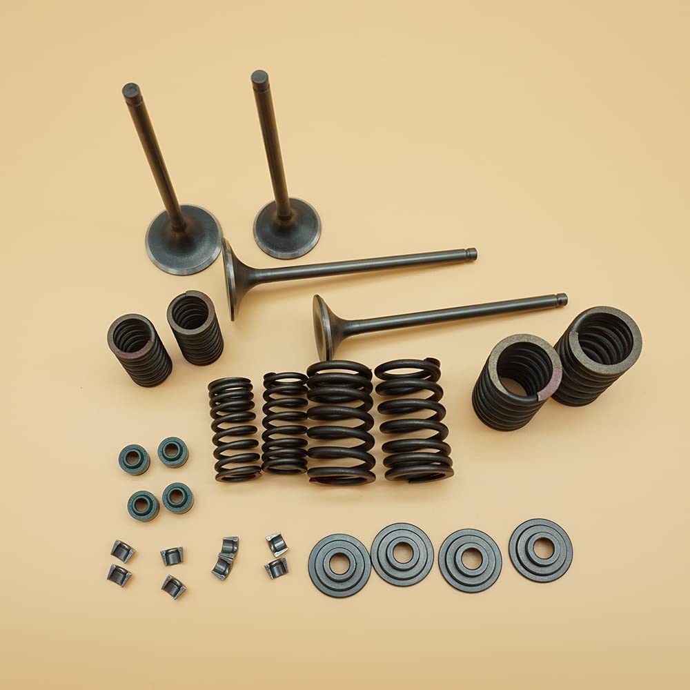 Guarnizioni delle valvole di Scarico di aspirazione della Testa Adatte for XR400 XR 400R Molle Interne Esterne Sedi delle Molle delle valvole Semiconi delle valvole Sostituzione delle Parti