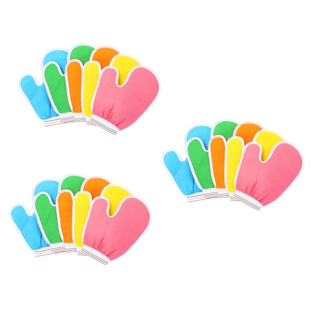 Healeved 15pezzi Guanti Esfolianti Per Doccia Per Scrub Corpo Casual Strumenti Di Pulizia Per Bagno e Spa Rinnova La e Produzione Di Ricca