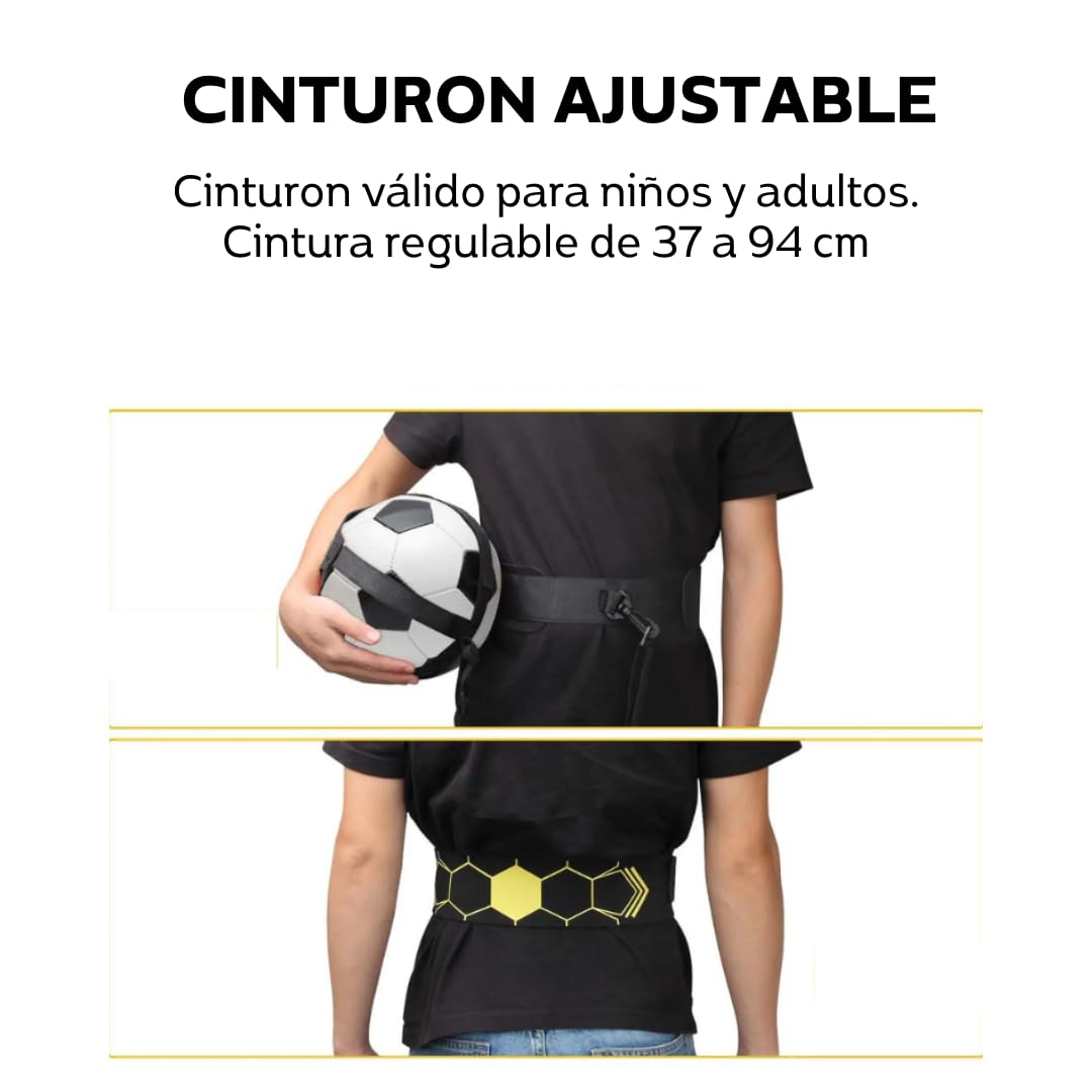 Cinturón Entrenamiento Fútbol Patadas con Banda Elástica