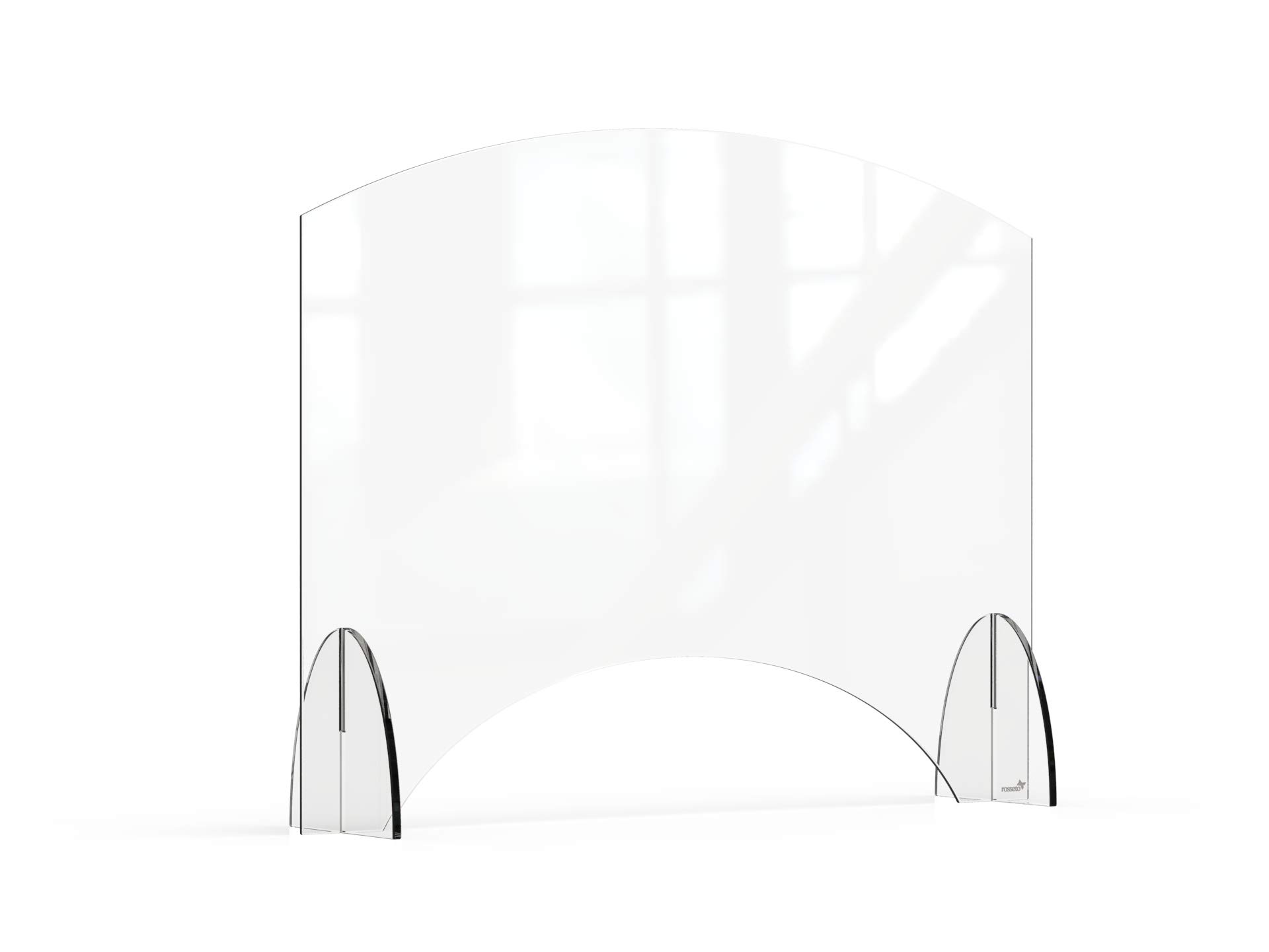 Avant Guarde 36x28 Acrylic Sneeze Guard with Pass-Through Window, 1 EA