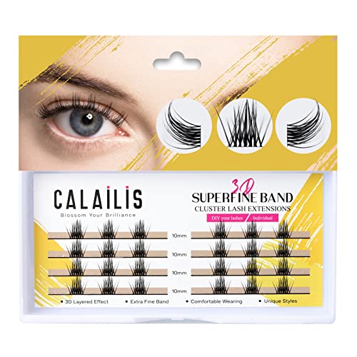 CALAILIS Magnetic Eyeliner and Eyelashes Kit, for Magnetic Lashes Set, Waterproof Liquid Eye Liner, 3D Faux Mink Eye Lashes False Eyelashes Reusable Lashes, Free Applicator CY102