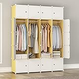 MAGINELS Portable Wardrobe Closets 14'x18' Depth Cube Storage, Bedroom Armoire, Storage Organizer...