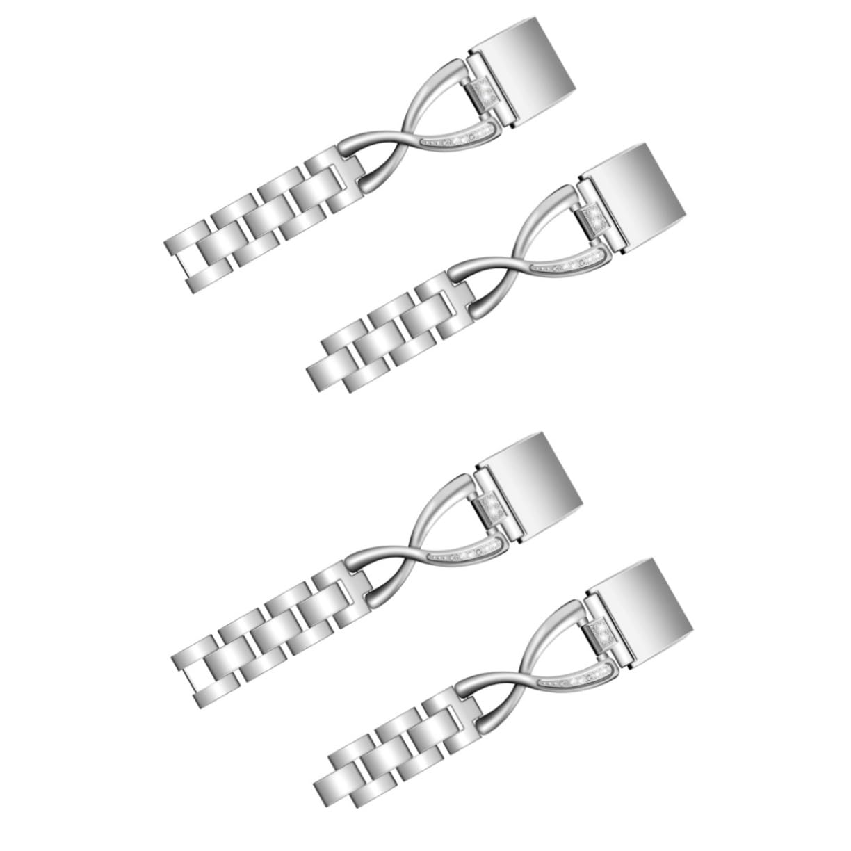 DOITOOL 2 Pz cinturino regolabile orologi in acciaio inossidabile da uomo orologi da polso da uomo orologi da donna cinturino in acciaio inossidabile cinturino dell'orologio cinghia