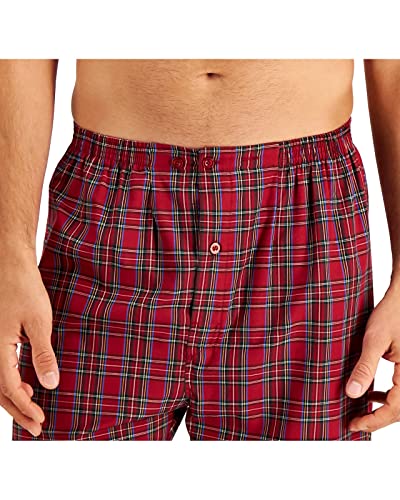 Image of Hanes Men's Woven Plain-Weave Pajama Set