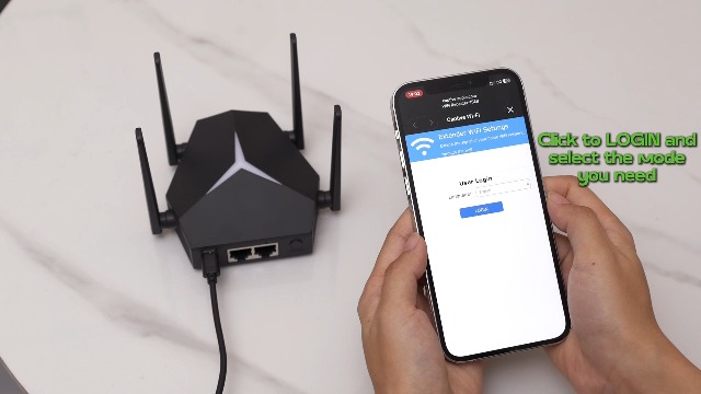 Répéteur WiFi AC1200 Double Bande - Amplificateur Signal Jusqu'à 12000 Pi² Avec Ports Ethernet