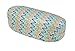 Edge-I-Wear B37-23-BUOR Hard Clamshell Multi-Colored Chevron Design Sunglasses Case, Large