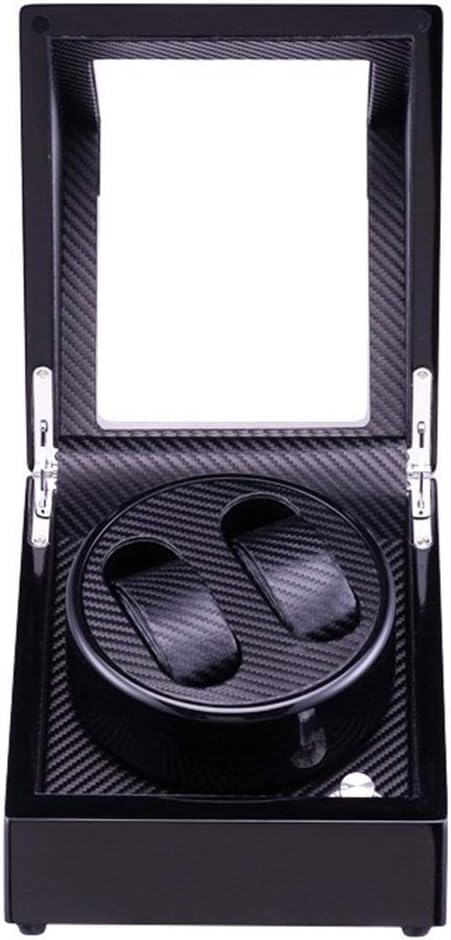 Watch Winders Watch Winder, Automatic Piano Paint Ultra Quiet 2 Epitope Black Shake Table Electric Motor Box Five-Speed Mode Mechanical Watches Winding Boxs Watch Box