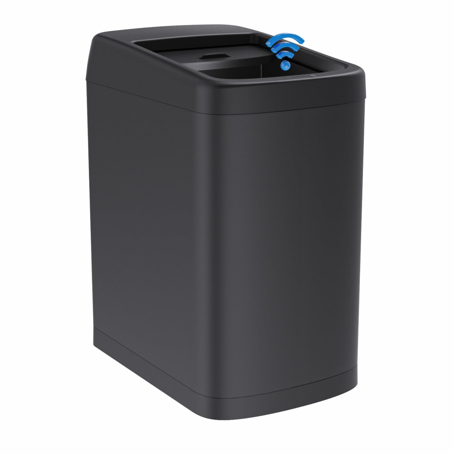 ELLO&ALLO Garbage Can Motion Sensor Trash Can Gallon for Kitchen with Roll Up Lid, Automatic Touch Free High-Capacity Black Waste Bin