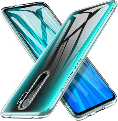 PhoneThrone 1 Cover per XIAOMI REDMI NOTE 8 PRO, Custodia Gel Trasparente Morbida Silicone Sottile TPU [Ultra Leggera e Chiaro]