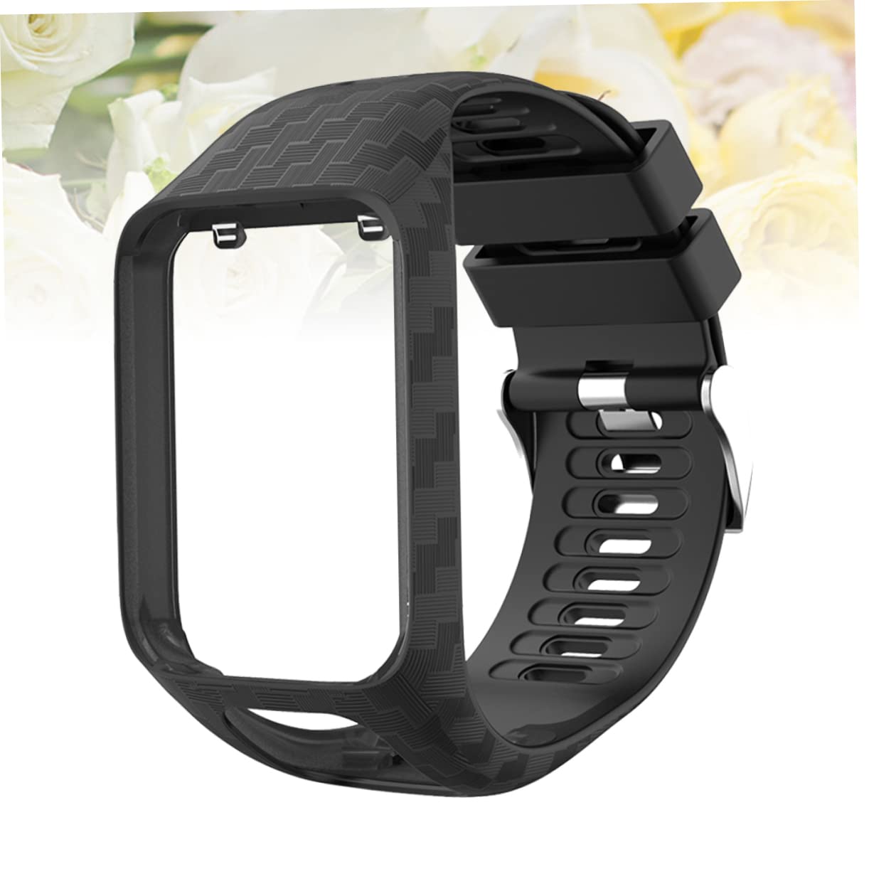 Artibetter Lot De 3 Bracelets De Montre Connectée En Silicone Accès Complet Aux Boutons Facile À Installer Bracelet De Remplacement Noir