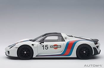 1/18 AUTOart ポルシェ 918 スパイダー マルティニカラー Amazon