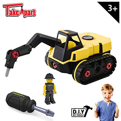Stanley Jr Take Apart Jackhammer Kit for Kids TT010-SY: Children’s 25 Piece Yellow