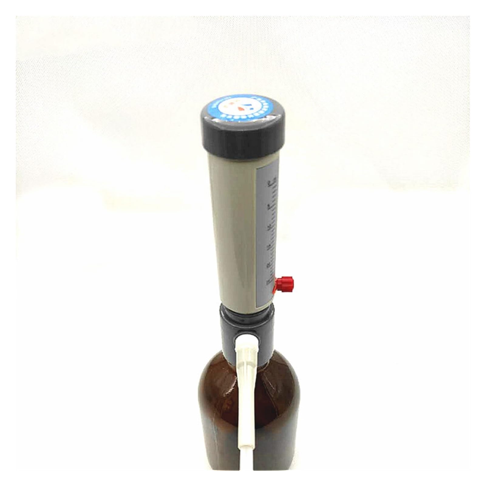 Distributeur économique de la Bouteille de Laboratoire 1PC Distributeur économique Type 5-25 ML Distributeur Liquide Liquide réglable réglable (Capacity : with Clear Bottle0.5)