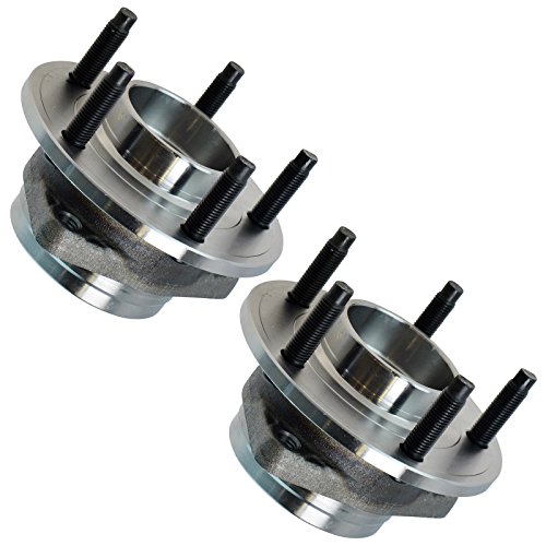 Image of TRQ Left and Right Wheel Bearing and Hub Assembly Set 2 Piece Compatible with 11-15 Chevrolet Volt 12-17 Buick Verano 13-16 Cadillac ATS 13-15, AWD 2016 ATS L4 2.0L AWD