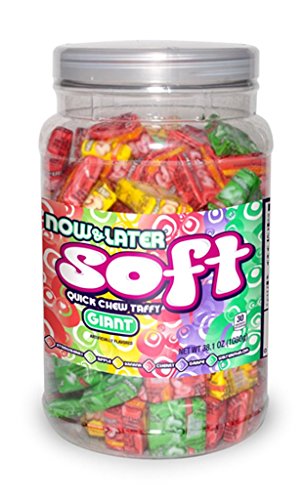Dulces Now & Later surtidos en frasco 38.1 oz miniatura 1