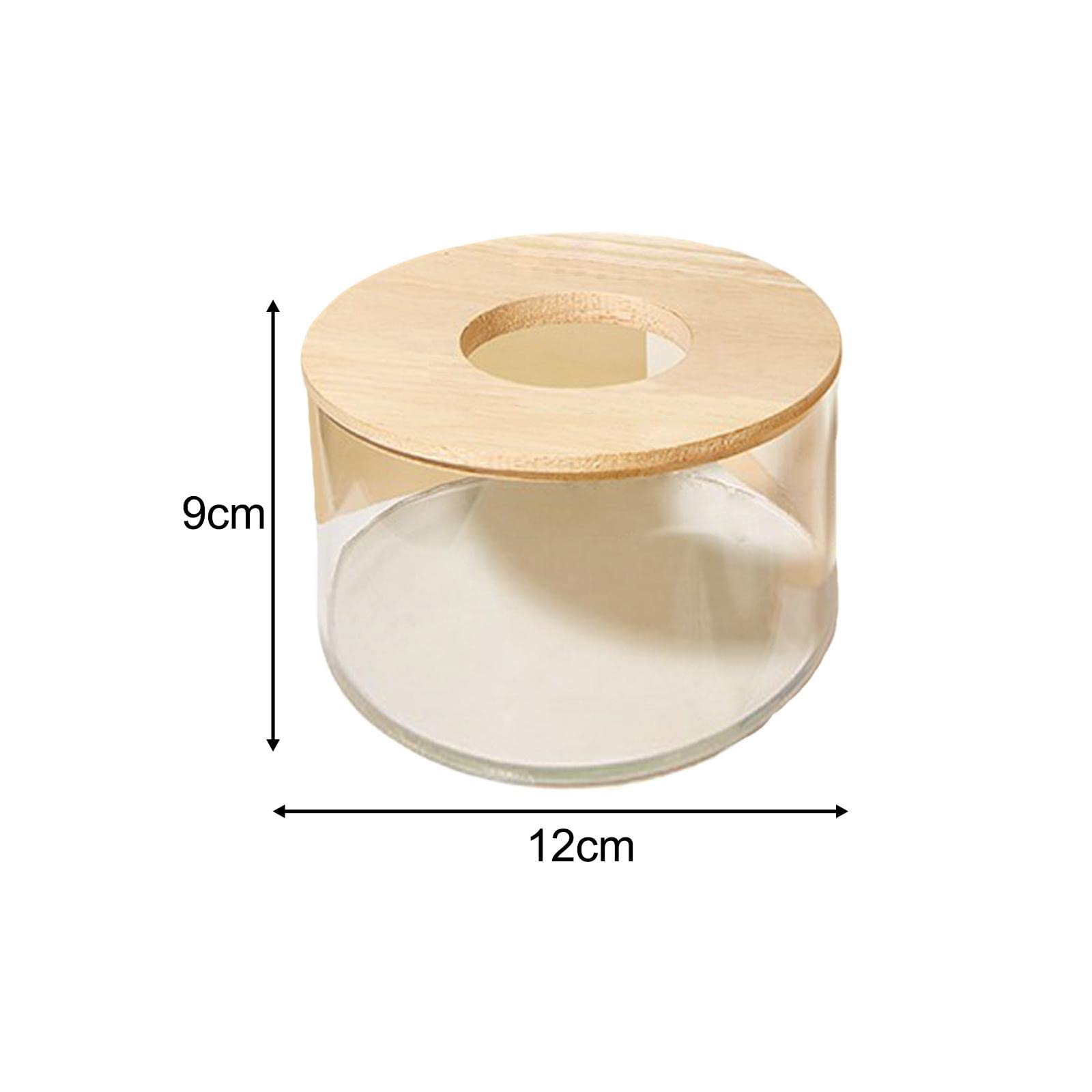 Hamster Sandbad Aus Acryl - Transparente Badebox Mit Holzdeckel Für Kleintiere