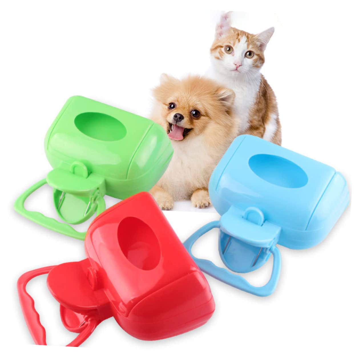 INOOMP 3 Pz spatola per Cani Raccogliere Animali Domestici in Container Animali Domestici Pala per Cani petg aqpet Paletta di Cane Raccolta delle feci degli Animali Domestici