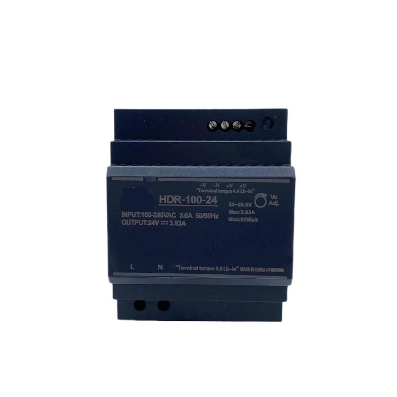 hutschienen-netzteil HDR-100W SMPS 110 V/220 V AC auf DC 5 V 12 V 15 V 24 V 48 V Ultraflaches Schaltnetzteil in Stufenform for die Installation auf einer DIN-Schiene(HDR-100-24)
