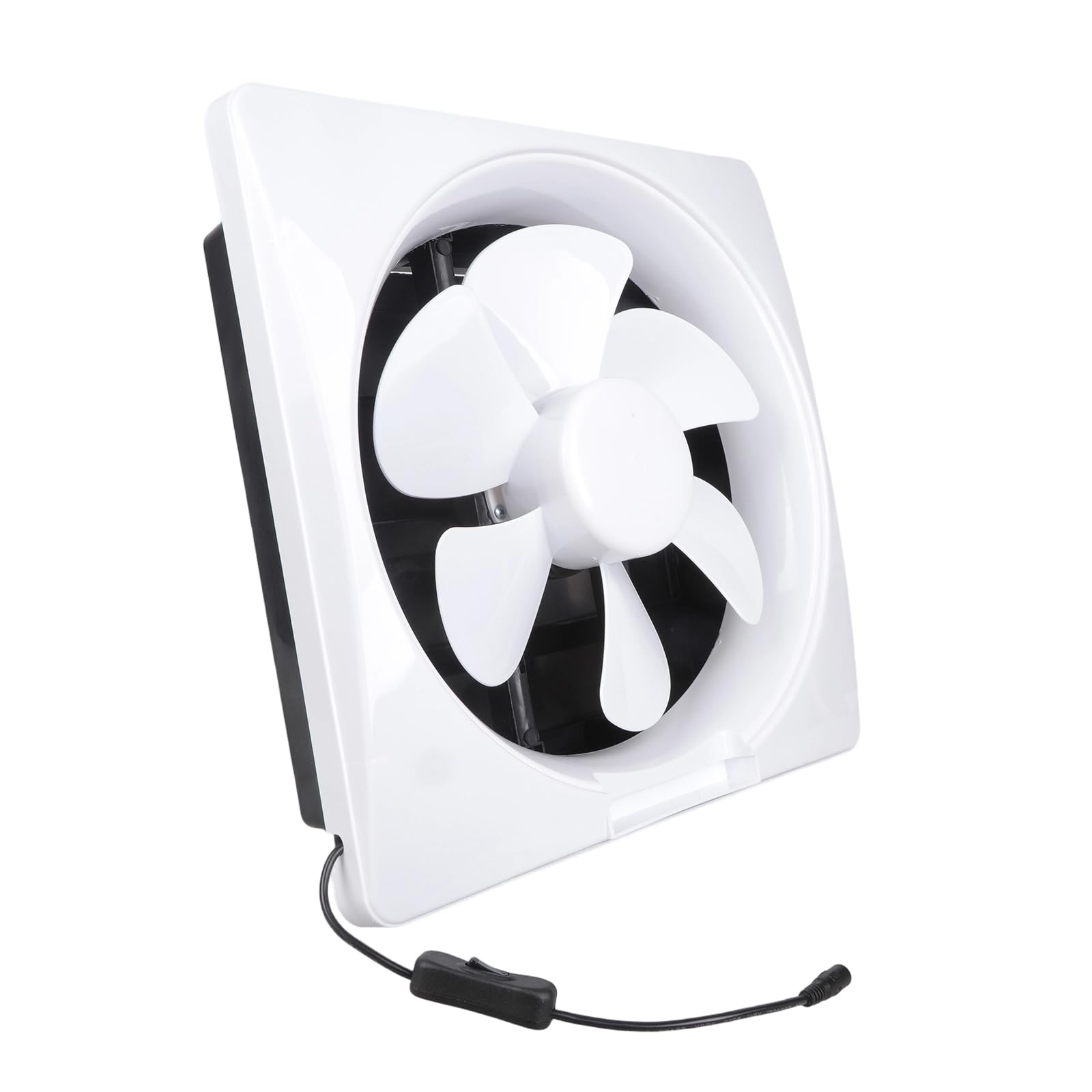 Buxuaaaa 39Cm 12V Exhaust Fan Home Quiet Inline Pipe Duct Fan Bathroom Extractor Ventilation Kitchen Toilet Wall Air Ventilator Ventilation