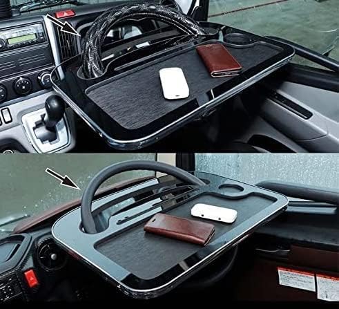 Amazon | トラック用 ステアリングテーブル ハンドルカバー装着