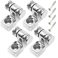 【4-Piece Premium Guitar String Retainer Set】 Includes 4 high-quality metal string roller guides with mounting screws for easy installation on your electric guitar. 【Precision Engineered Dimensions】 Features a compact 6.3mm x 6mm base with 10.6mm long...
