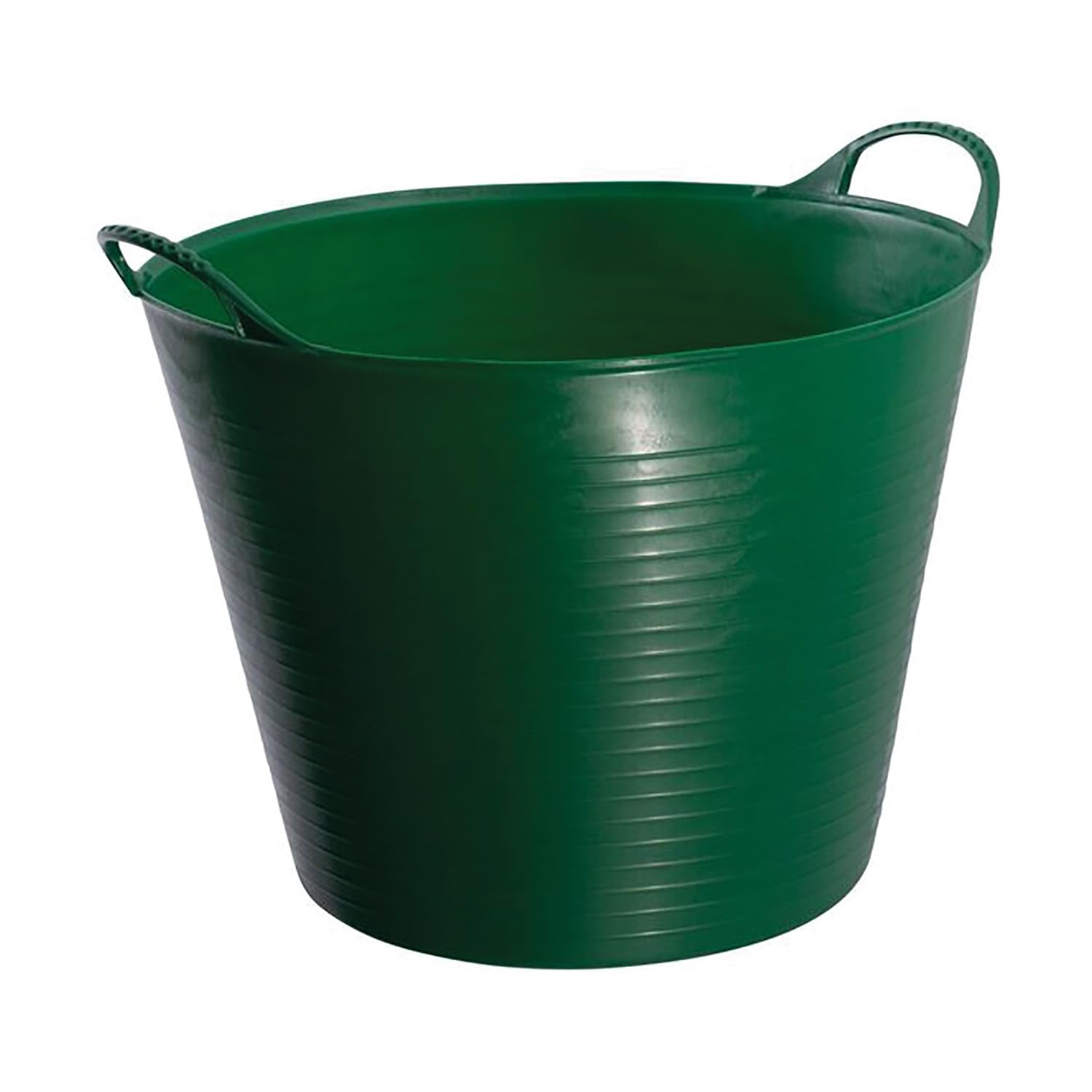 Red Gorilla Medium Flexible Plastic Tub, Toy Storage, Laundry, Gardening & More, 26 Liter/6.8 Gallon, Green