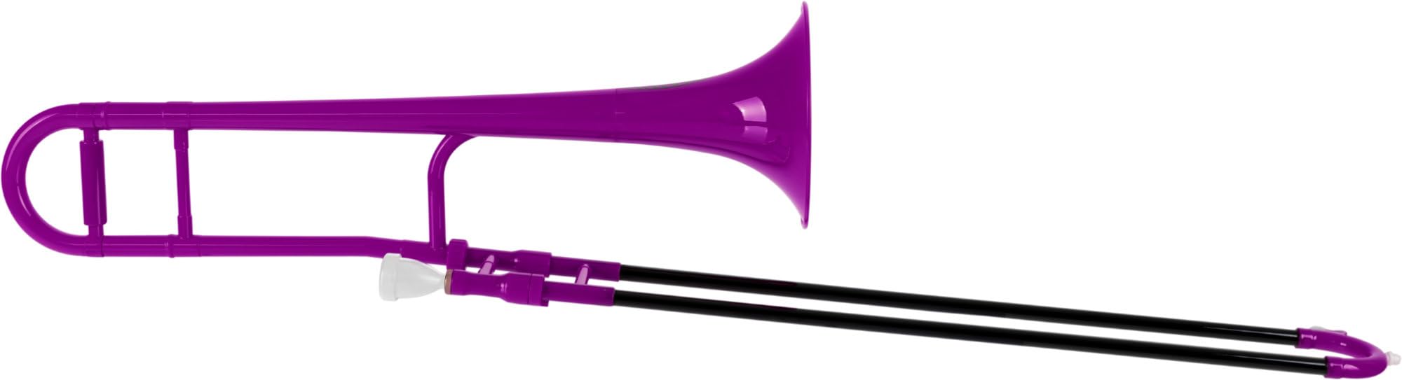 Classic Cantabile MardiBrass Trombone Tenore in ABS - Accordatura Bb - Coulisse in Fibra di Vetro - 660g leggera - Foratura: 12 mm - incl. Bocchino e Gigbag - viola