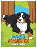 Hunde Malbuch: Über 50 fröhliche Motive zum Ausmalen für kreative Kinder und entspannte Teenager