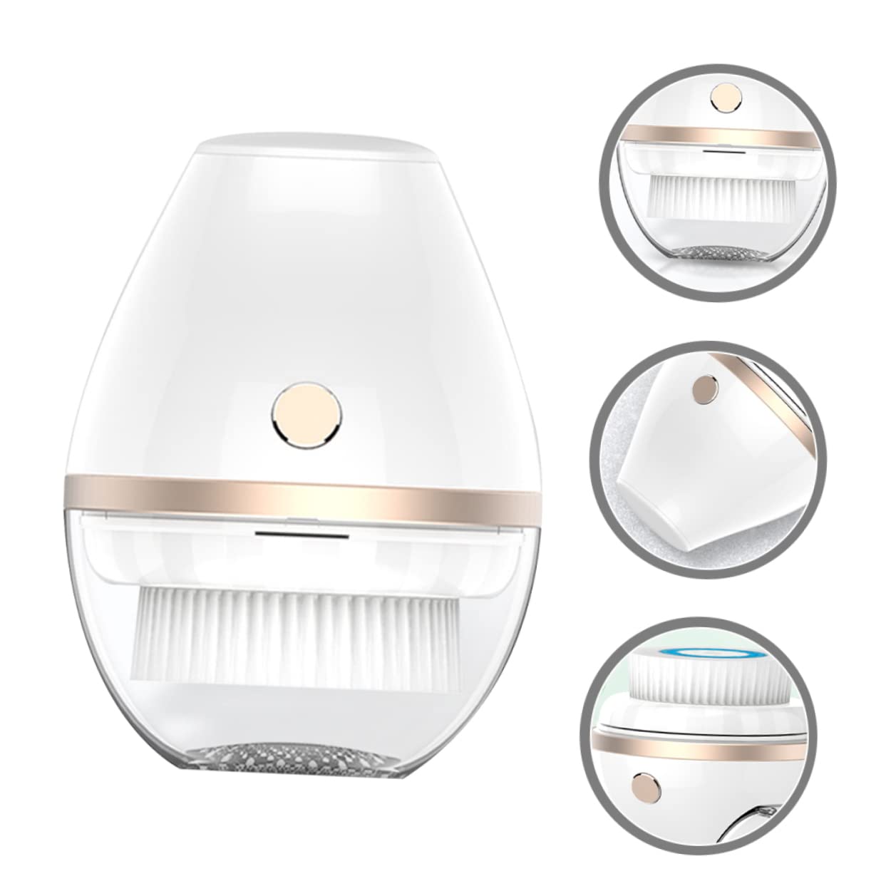 UKCOCO Cepillo Portátil Batería 300mah, Material Abs Plástico y Electrochapado Eléctrico Ligero y Reduce Obstrucción de Porosidad para Lavarse la Cara para Limpieza Facial Profunda